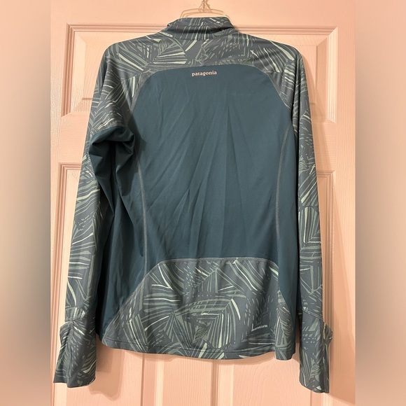 Patagonia Lightweight Quarter Zip Geometric Jacket - M - Picture 8 of 12